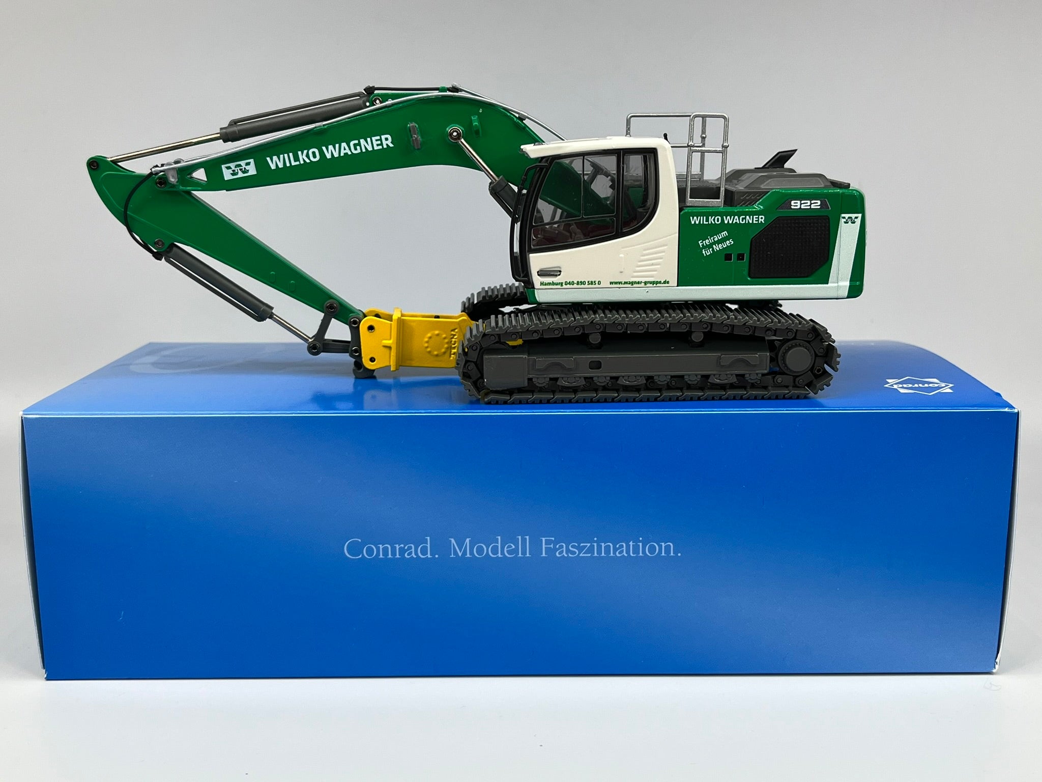 LIEBHERR R922 V Hydraulikbagger mit Hammer (1:50) "WILKO Wagner"
