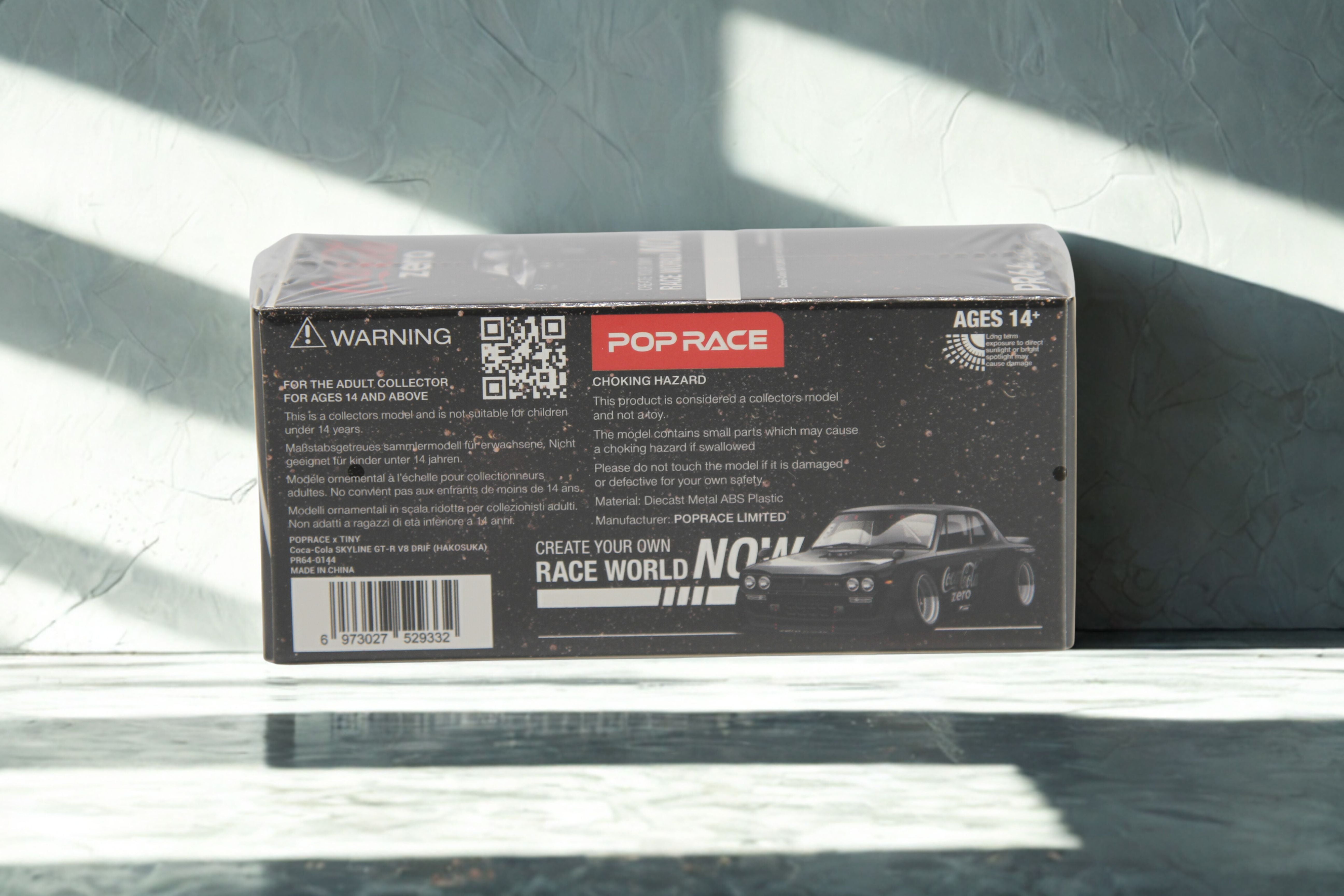 Nissan Skyline Gt-R V8 Drift "Hakosuka" - "Coca-Cola Zero" (1:64) - PR64-144