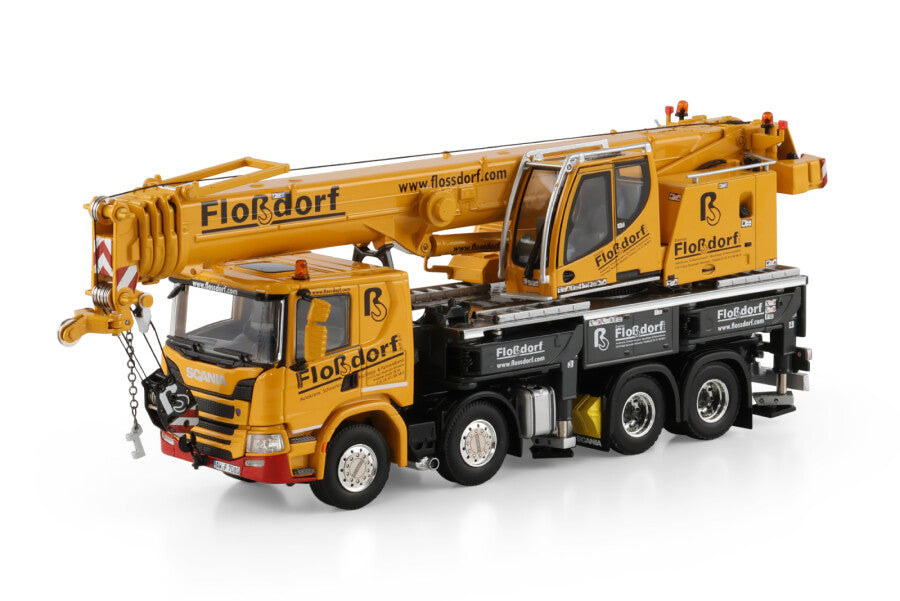 SCANIA P Low CP20 8x4 mit LIEBHERR LTF 1060-4.1 "FLOSSDORF" (1:50) - 51-2181