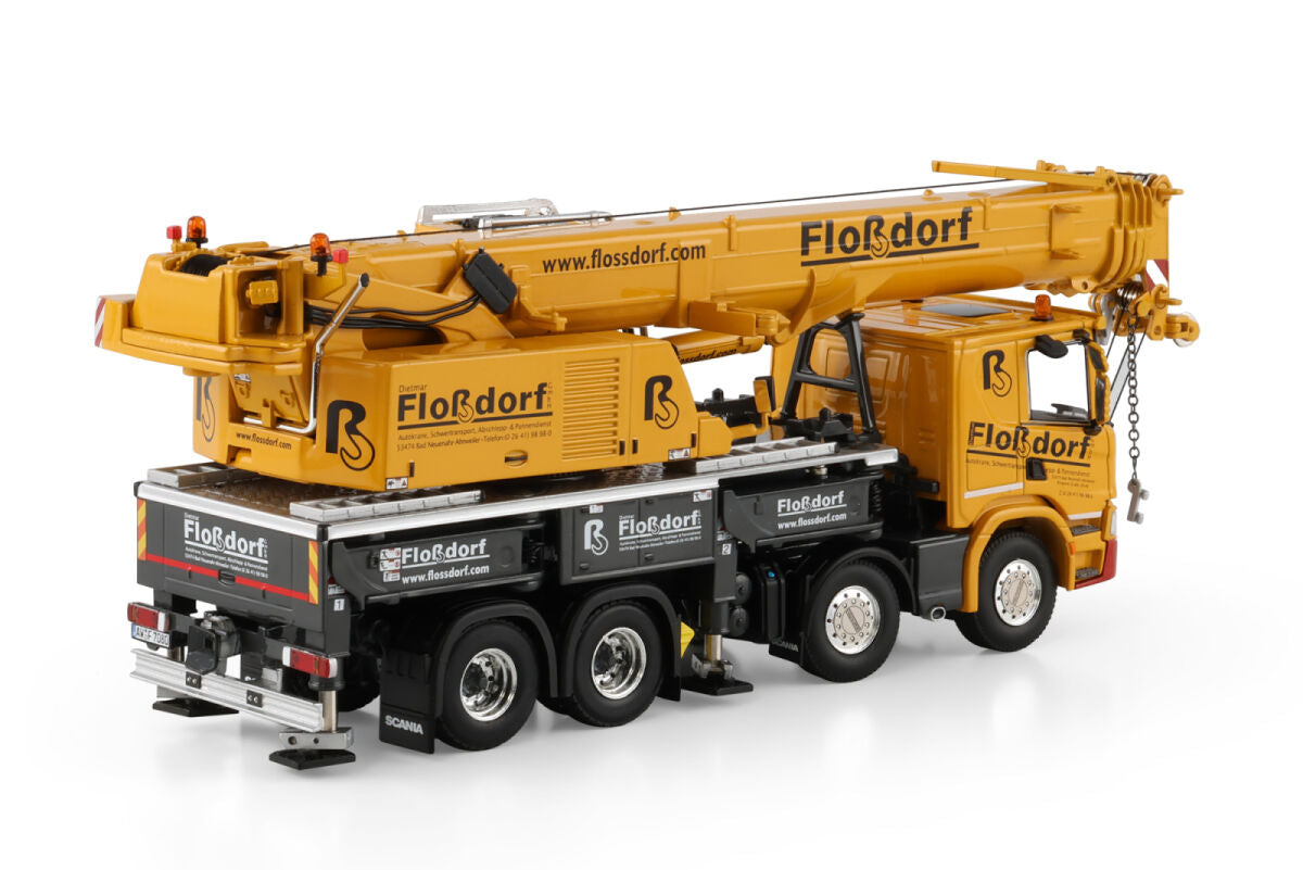 SCANIA P Low CP20 8x4 mit LIEBHERR LTF 1060-4.1 "FLOSSDORF" (1:50) - 51-2181