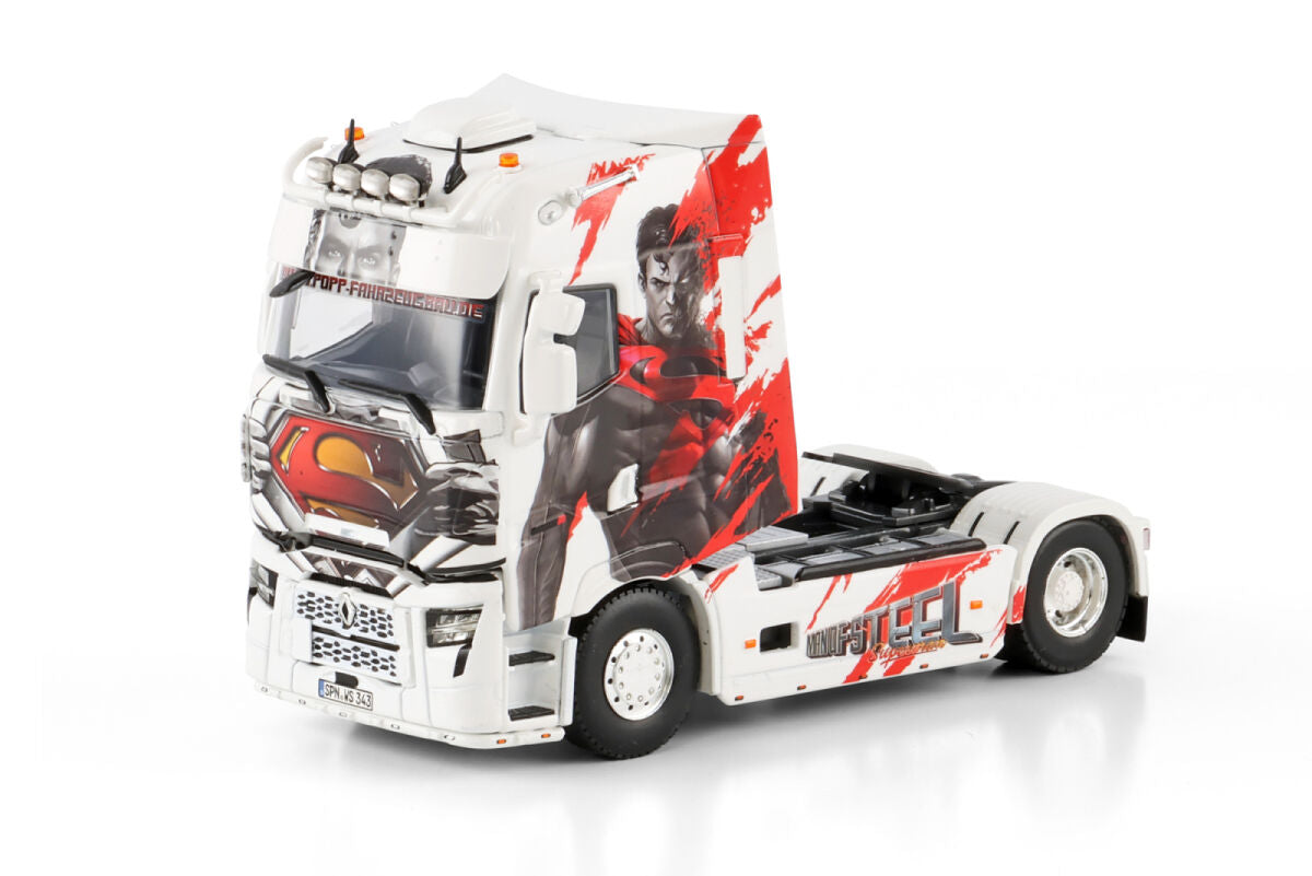 Popp Fahrzeugbau-Superman ; RENAULT TRUCK T HIGH EVO (1:50) "Supertrucks allemands"