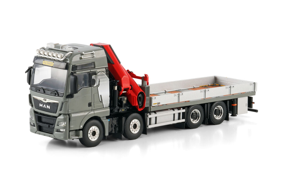 MAN TGX XXL Euro6c 8x4 mit 20ft Cont. + Palfinger PK480 TEC Ladekran (1:50)