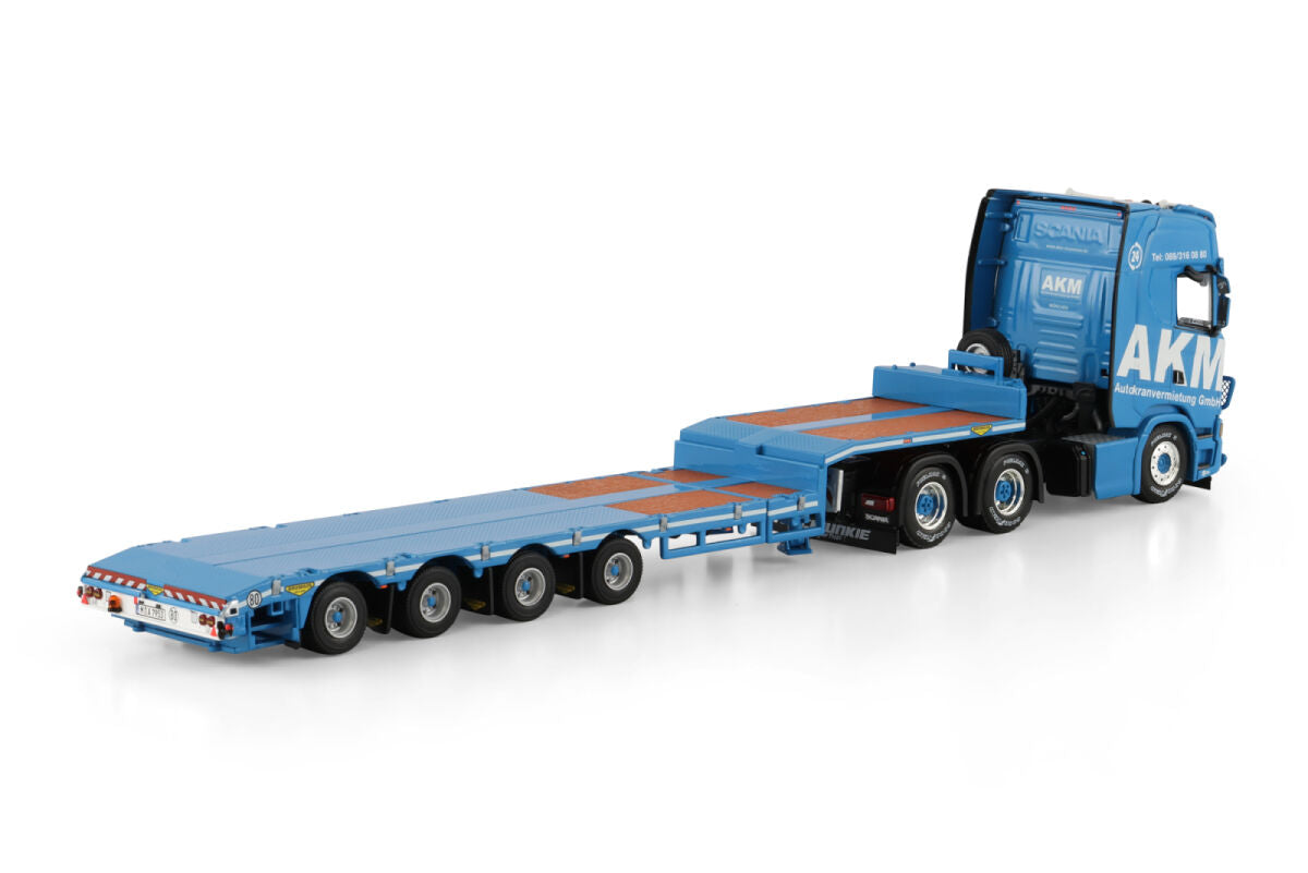 WSI Scania S Highline Schwertransport Tieflader Modell 1:50
