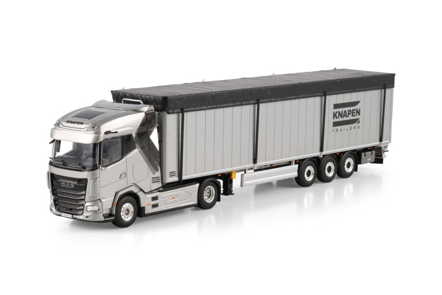 WSI DAF XG 4x2 mit dreiachsigem Knapen Moving-Floor-Auflieger – Diecast Sammlermodell im Maßstab 1:50, Art. 01-5275