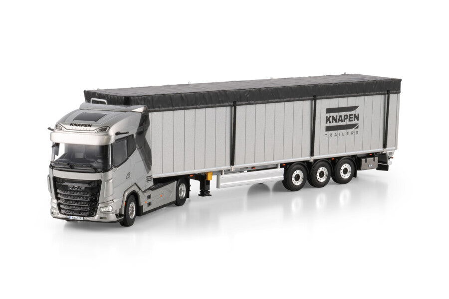 DAF XG 4x2 mit Knapen Schubbodenauflieger – Ansicht 4 des WSI Limited-Edition-Modells 1:50, Art. 01-5275